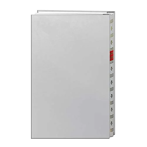 Post-Bound Leatherette Album with Gold Accents, 200 pockets, White, photo 4