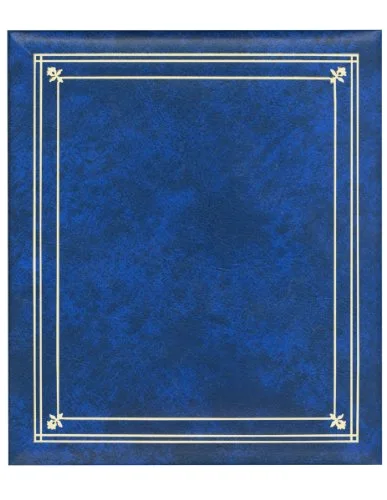 Post-Bound Royal Blue Pocket Album for 5x7 and 8x10 Prints - 5x7
