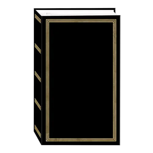 3-Ring Pocket Photo Album, 504 pockets, Black