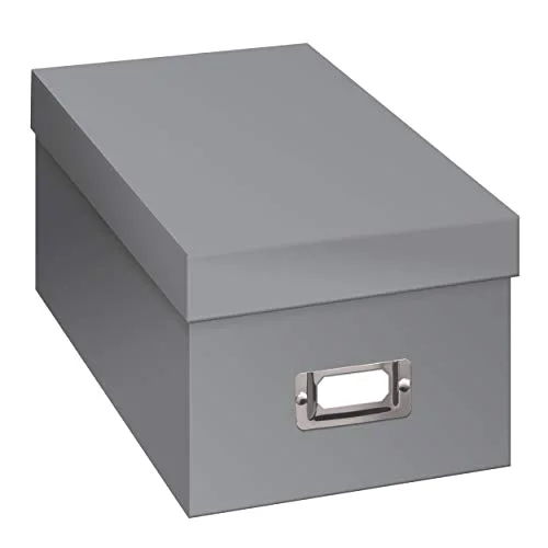 CD and DVD Storage Box, Gray
