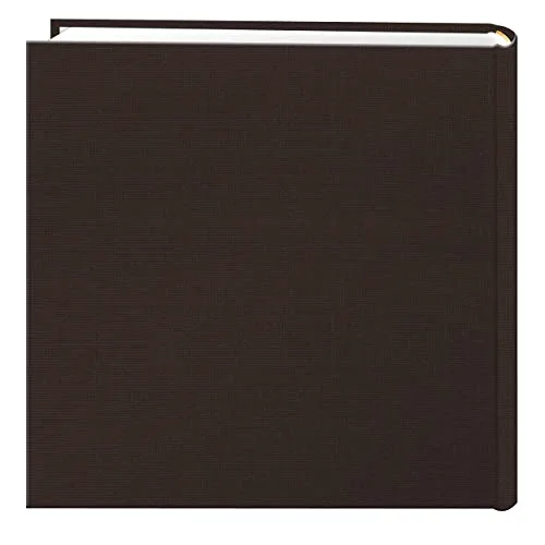 Fabric Frame Cover Photo Album, 200 pockets, Chocolate Brown, photo 2