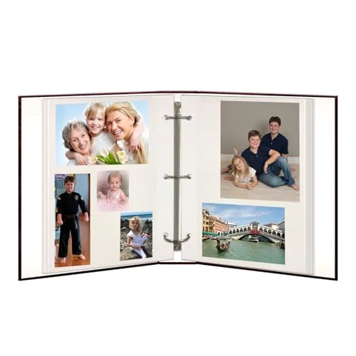 Magnetic Self-Stick 3-Ring Album, 100 pages, Brown, photo 4