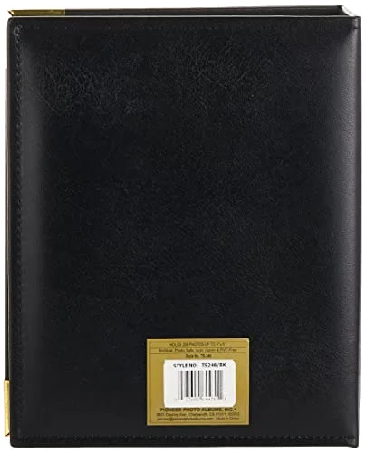 Oxford Brass Corner Sewn Album, 200 pockets, Clear,White, photo 2
