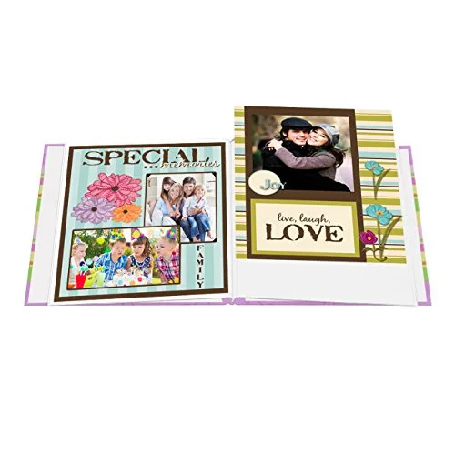 Post-Bound Fabric Frame Memory Book, 12x12, White (MB-10Z), photo 3