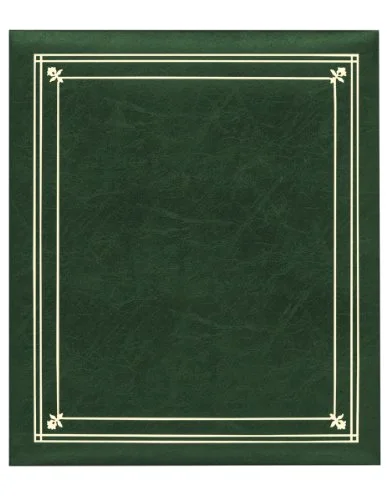Post-Bound Hunter-Green pocket album for 5x7 and 8x10 prints - 5x7
