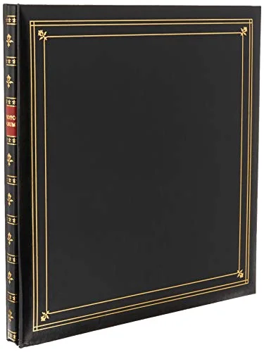 Post-Bound Pocket Photo Album, 300 pockets, 3.5x5, Black