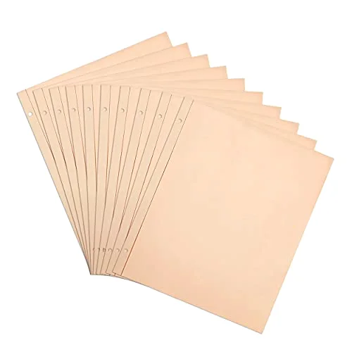 XL Scrapbook, 50 beige pages, Burgundy Red, photo 5