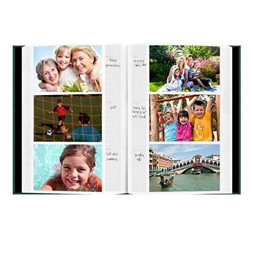 Fabric Frame Cover Photo Album, 300 pockets, Majestic Teal, photo 3