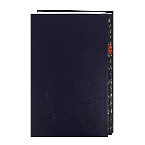 Post-Bound Leatherette Album with Gold Accents, 200 pockets, Navy, photo 2