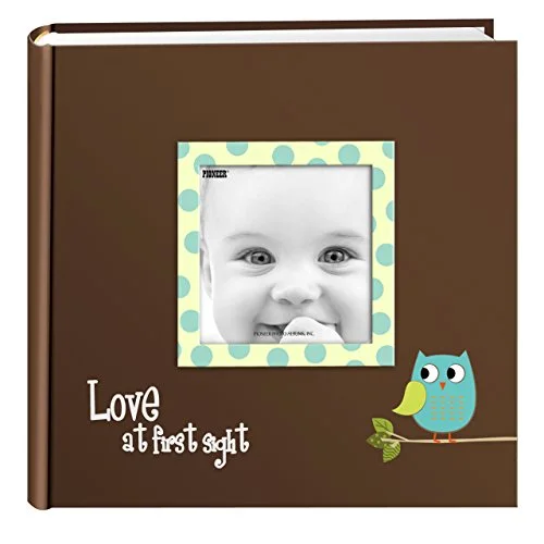 Printed Cover Pocket Photo Album, 200 pockets, Blue