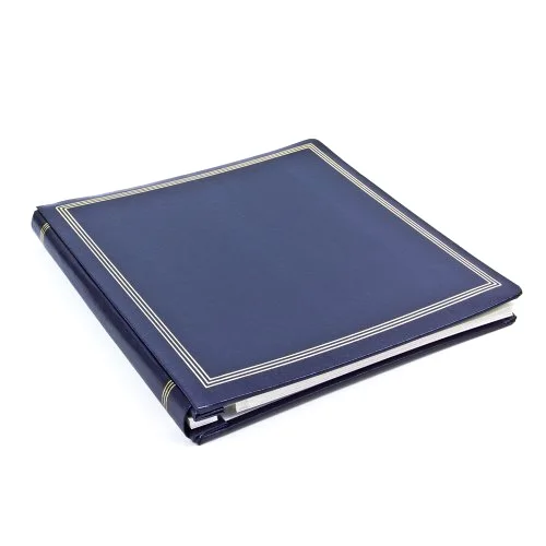 X-Pando Magnetic Album, large pages, Navy Blue, 20 prints