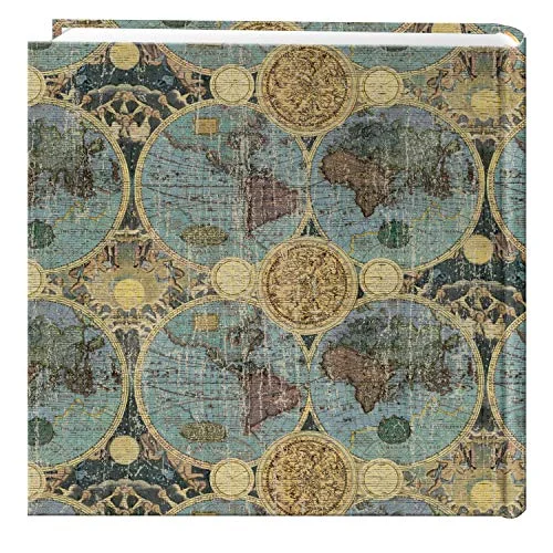 200-Pocket Photo Album with Printed Travel Design Cover, Globes 4x6, photo 2