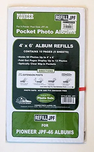 60 PHOTO REFILL FOR JPF46 - REFILL - Photo Album