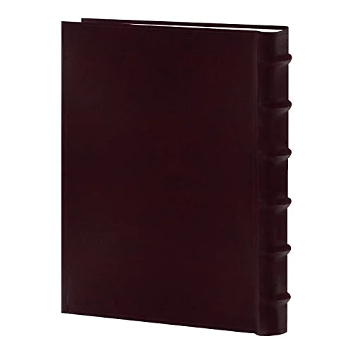 Bonded Leather Bi-Directional Bookbound Album, 300 pockets, Burgundy, photo 2