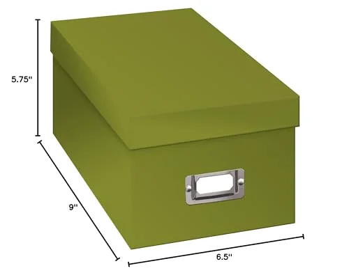 CD and DVD Storage Box, Sage Green, photo 2
