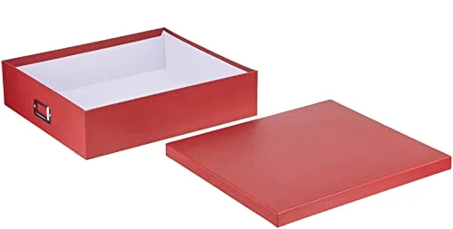 Jumbo Scrapbook Storage Box, Bright Red, photo 3