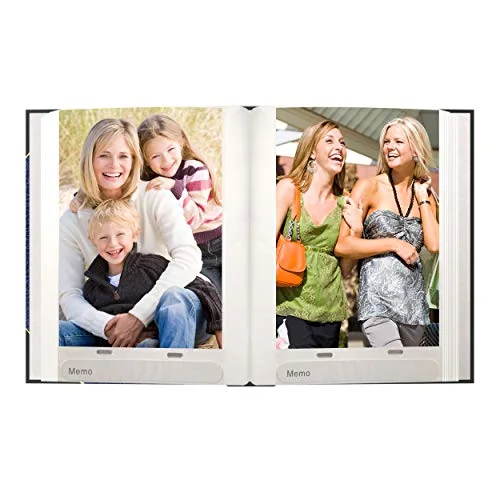 Ledger Style Le Memo Photo Album, 100 pockets, Blue, photo 3