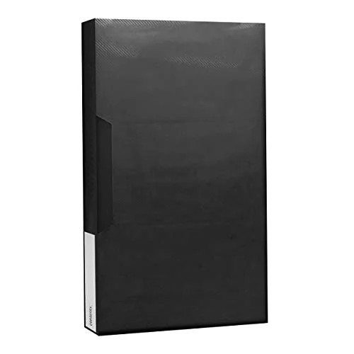 Poly Cover Space Saver Album, 144 pockets, Black, 4x6
