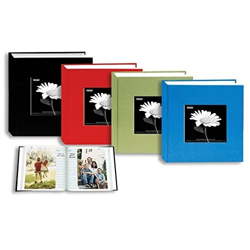 Cloth Frame Album, Standard Cloth Covers, holds 100 4x6 - Assorted