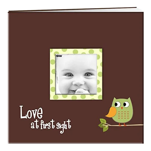 Post-Bound Fabric Frame Memory Book, 12x12, Brown, 20 prints (MB-10EVF/OGN)