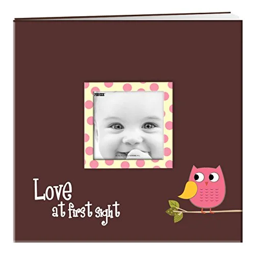 Post-Bound Fabric Frame Memory Book, 12x12, Pink, 20 prints (MB-10EVF/OP)