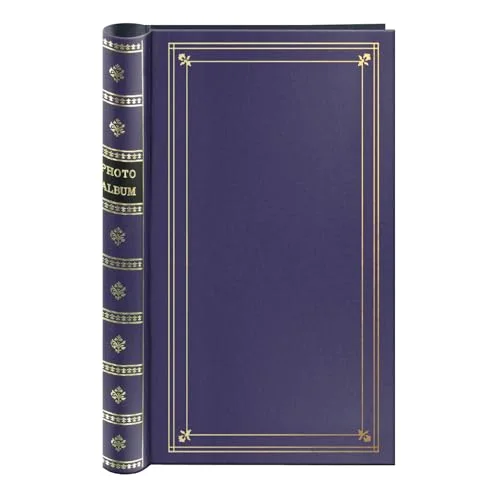 Spiral Bound Bi-Directional Memo Album, 300 pockets, Bay Blue