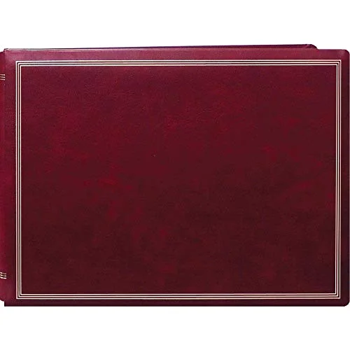 X-Pando Magnetic Album, extra large pages, Burgundy Red