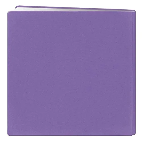8x8 Snapload Fabric with Ribbon Trim Memory Book, Purple, photo 2