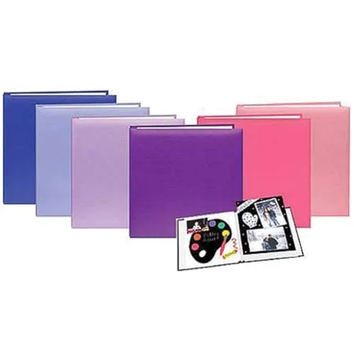 E-Z Load Scrapbook, 8.5x11, Purple