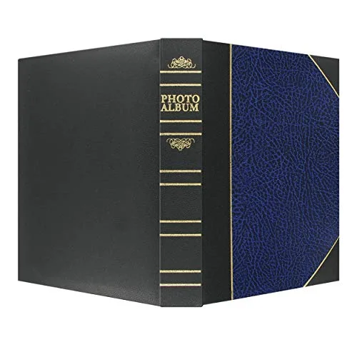 Ledger Style Le Memo Photo Album, 100 pockets, Blue, photo 4