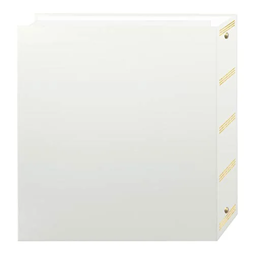 Magnetic 3-Ring Photo Album, 100 pages, White, photo 2
