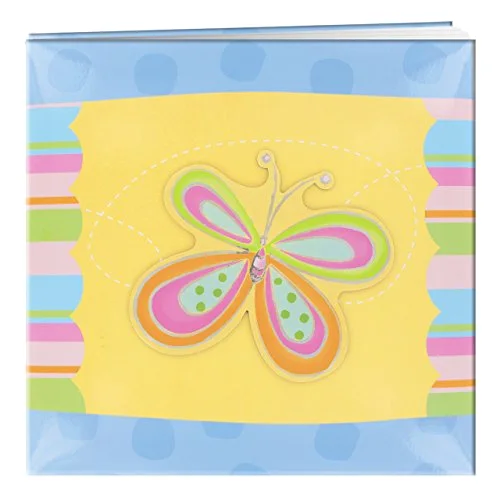 Post-Bound Fabric Frame Memory Book, 12x12, White (MB-10Z/B)