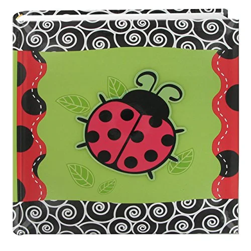 200-Pocket 3-D Lady Bug Applique Cover Photo Album, 4x6
