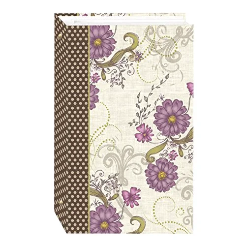3-Ring Pocket Photo Album, 300 pockets, Berry Blossoms