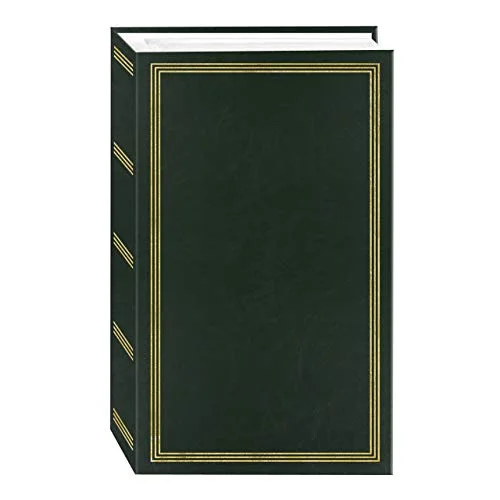 3-Ring Pocket Photo Album, 504 pockets, Hunter Green