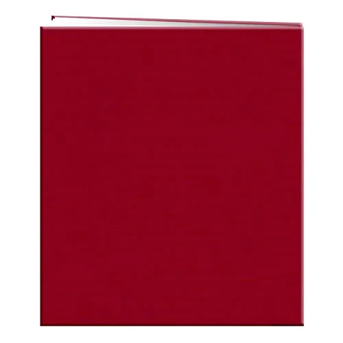 Post-Bound Fabric Frame Memory Book, 8.5x11, Apple Red, photo 2
