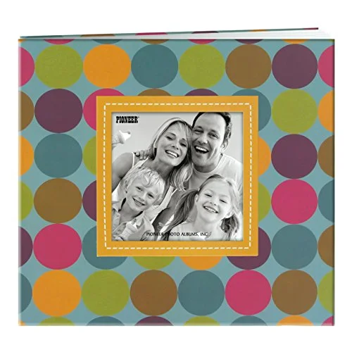 Post-Bound Fabric Frame Memory Book, 8x8, Clear,White, 20 prints