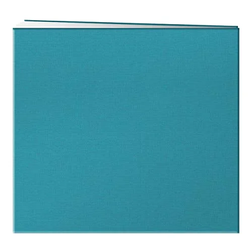 Post-Bound Fabric Frame Memory Book, 8x8, Turquoise Blue, photo 2