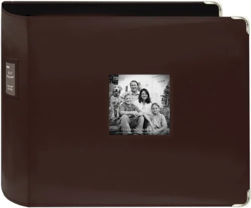 3-Ring Sewn Leatherette Album 12x12