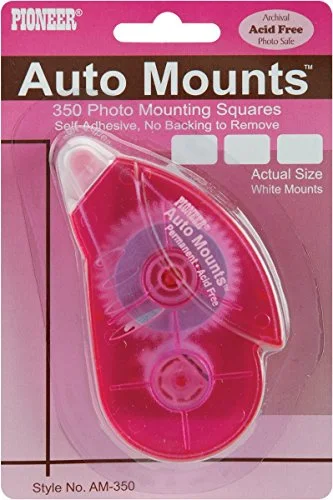Auto Mounts Permanent Mounting Squares Roller 350/Pkg, Permanent
