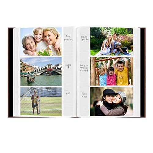 Bonded Leather Bi-Directional Bookbound Album, 300 pockets, Burgundy, photo 3