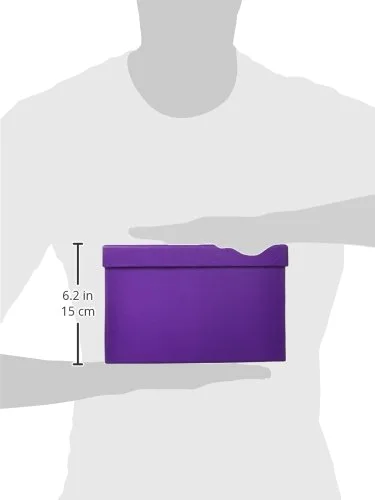 CD and DVD Storage Box, Bright Purple, photo 2