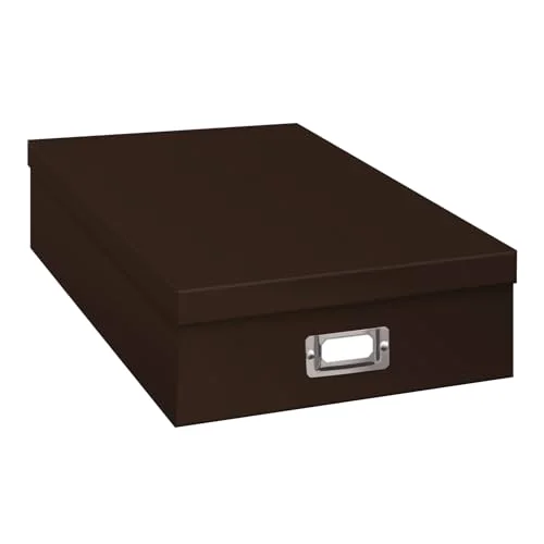 Jumbo Scrapbook Storage Box, Dark Brown