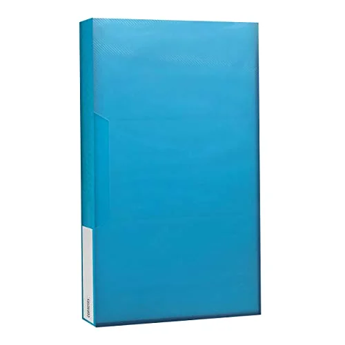 Poly Cover Space Saver Album, 144 pockets, Blue, 4x6