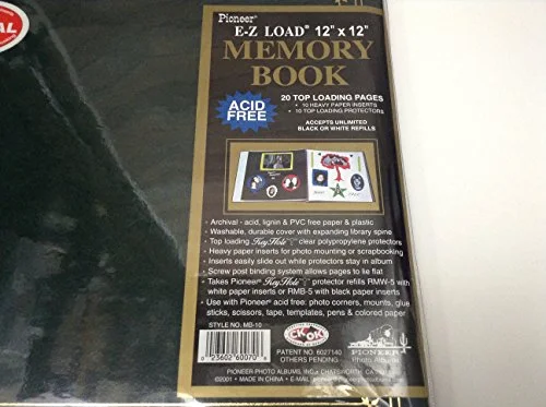 Post-Bound Fabric Frame Memory Book, 12x12, Navy Blue, 20 prints, photo 3