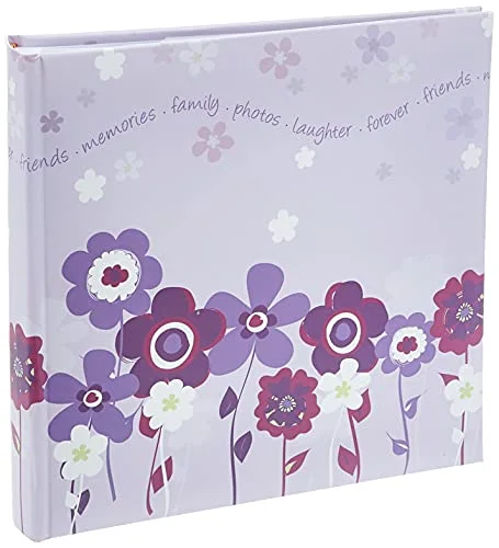 Printed Cover Pocket Photo Album, 200 pockets, Black (EV-246/LB)