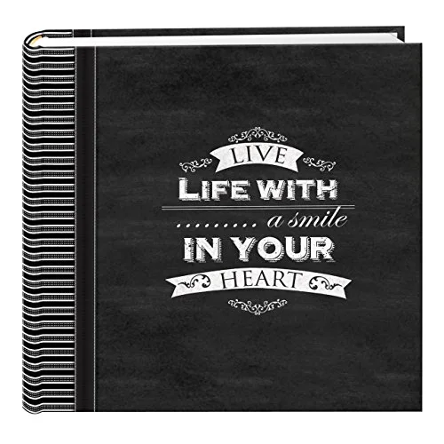 Printed Cover Pocket Photo Album, 200 pockets, Smiles