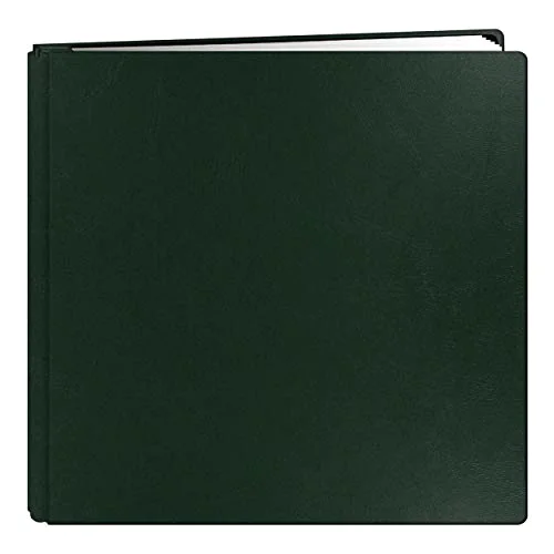 Bonded Leather Family Treasures Album 12x12, Hunter Green