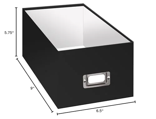 CD and DVD Storage Box, Black, photo 2