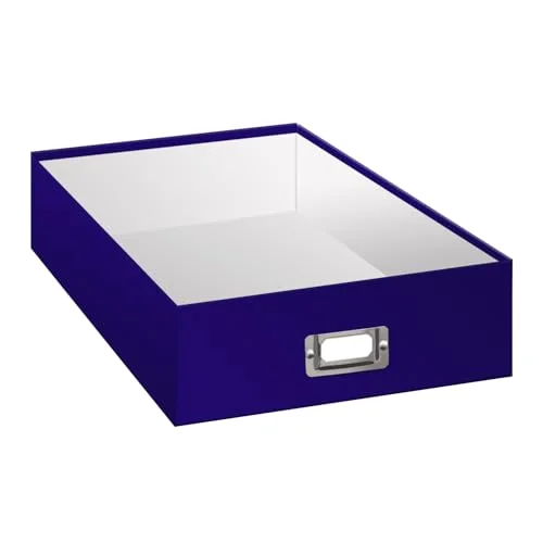 Jumbo Scrapbook Storage Box, Bright Blue, photo 3